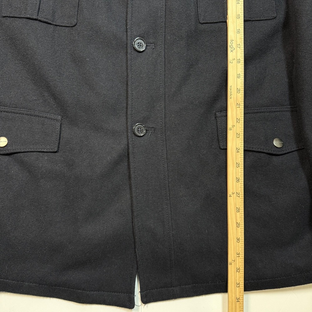 Michael Michael‎ Kors Jacket Mens 4X Navy Blue Military Peacoat Quilted Lined - Picture 4 of 6